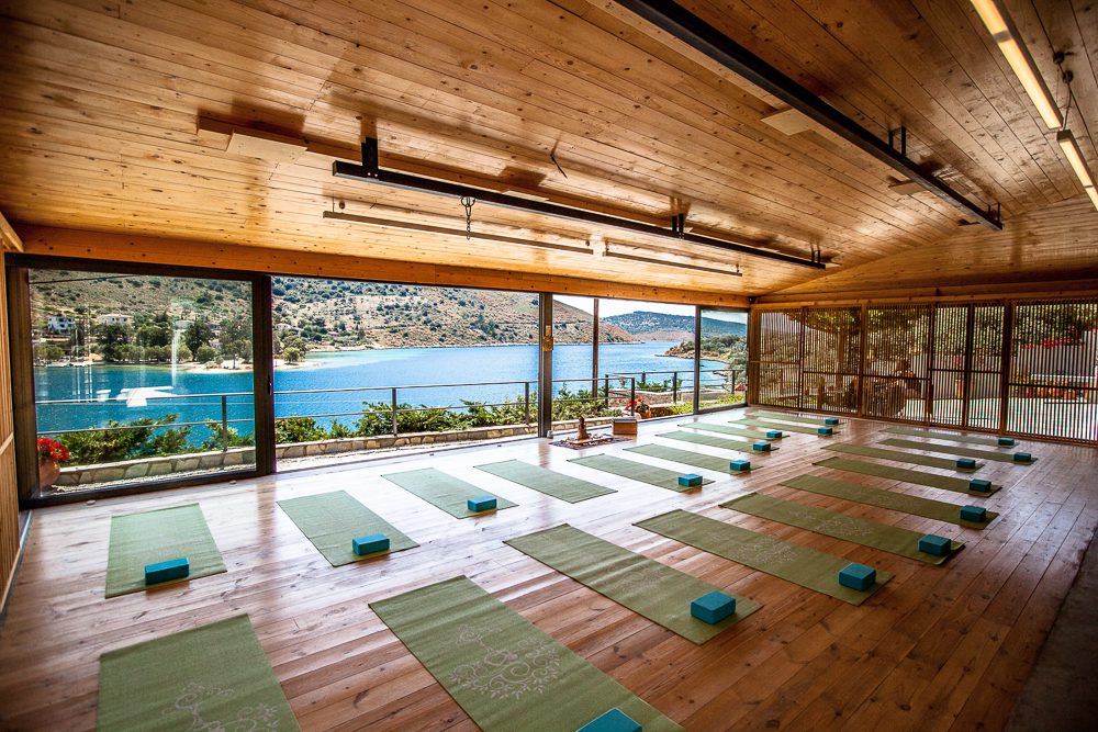 Yoga studio in Evia Silence, Evia Island